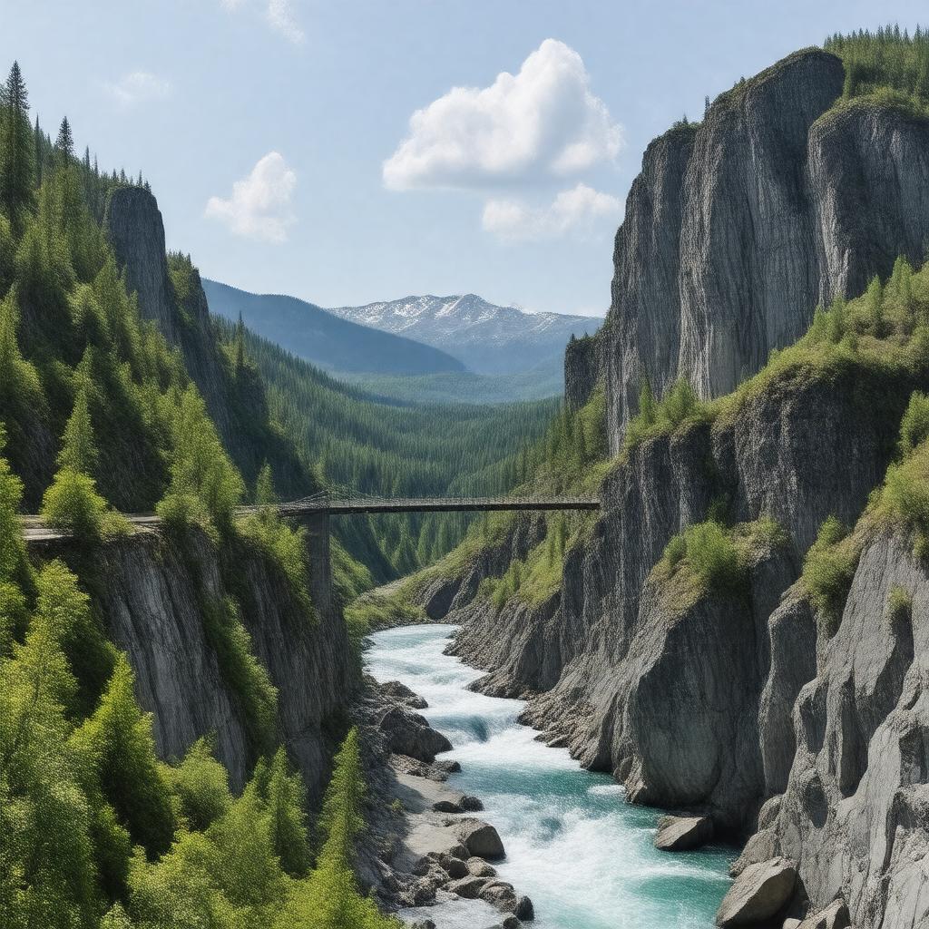 AI-created image of Miles Canyon