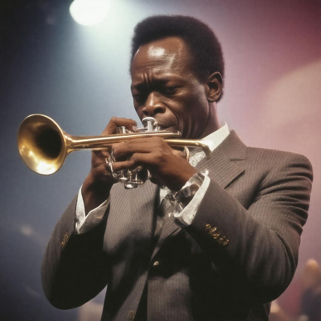 AI-created image of Miles Davis