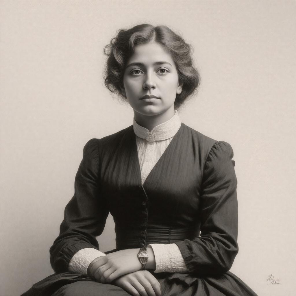 AI-created image of Mileva Marić