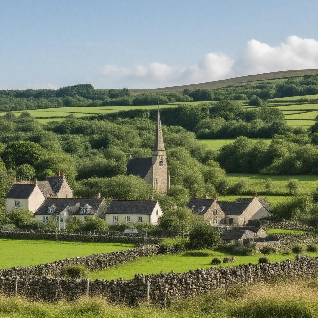 AI-created image of Milford, County Cork