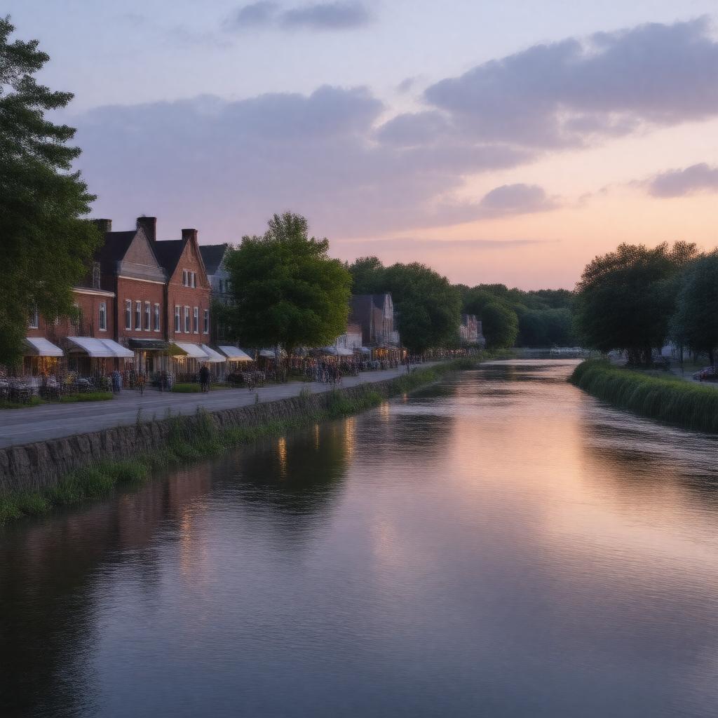 AI-created image of Milford, Delaware