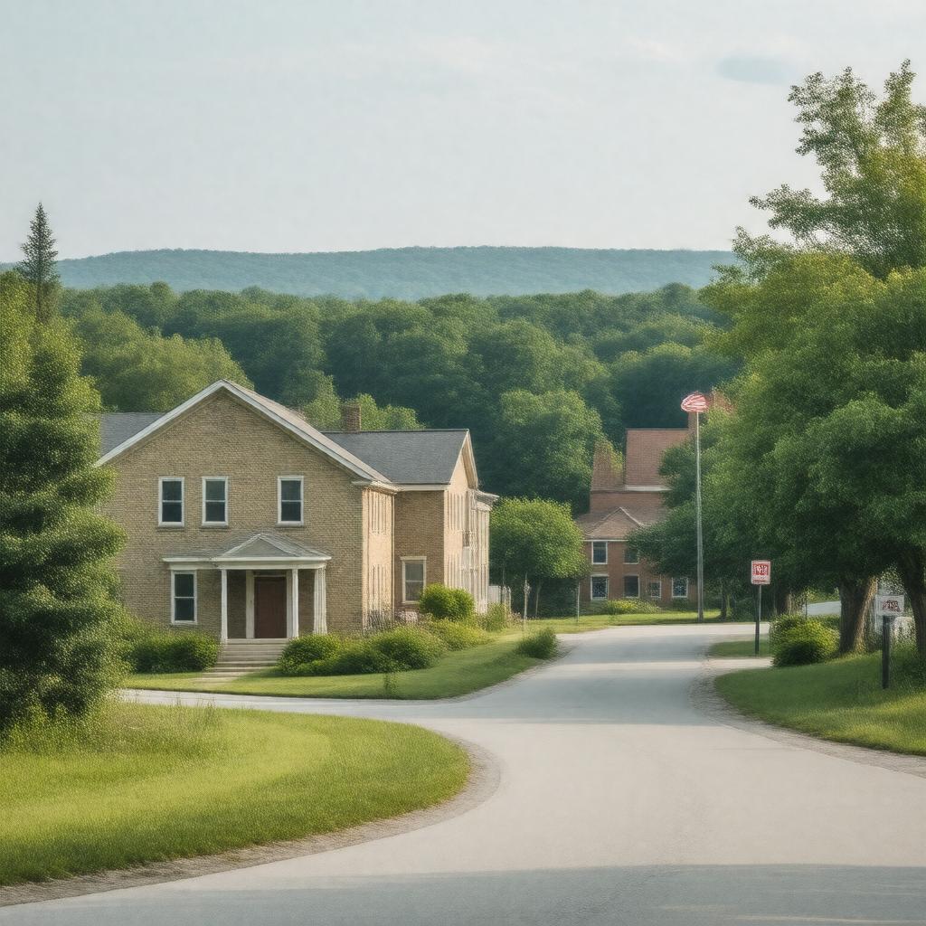 AI-created image of Milford, Indiana