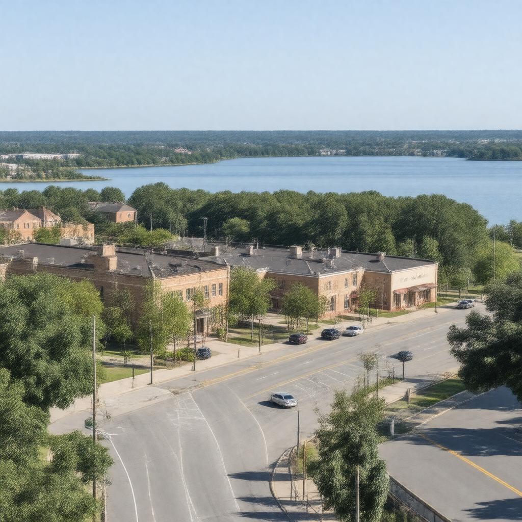 Click to view larger image AI-created image of Milford, Kansas