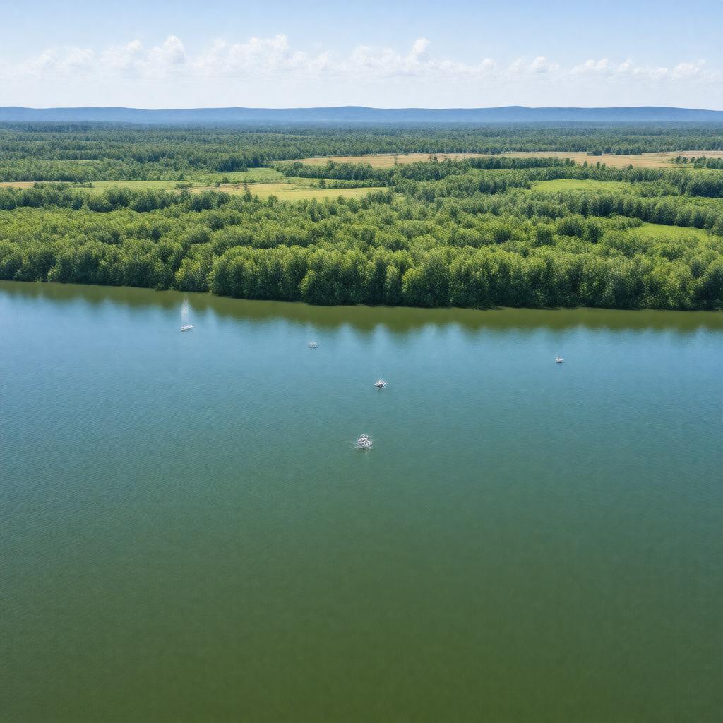 AI-created image of Milford Lake