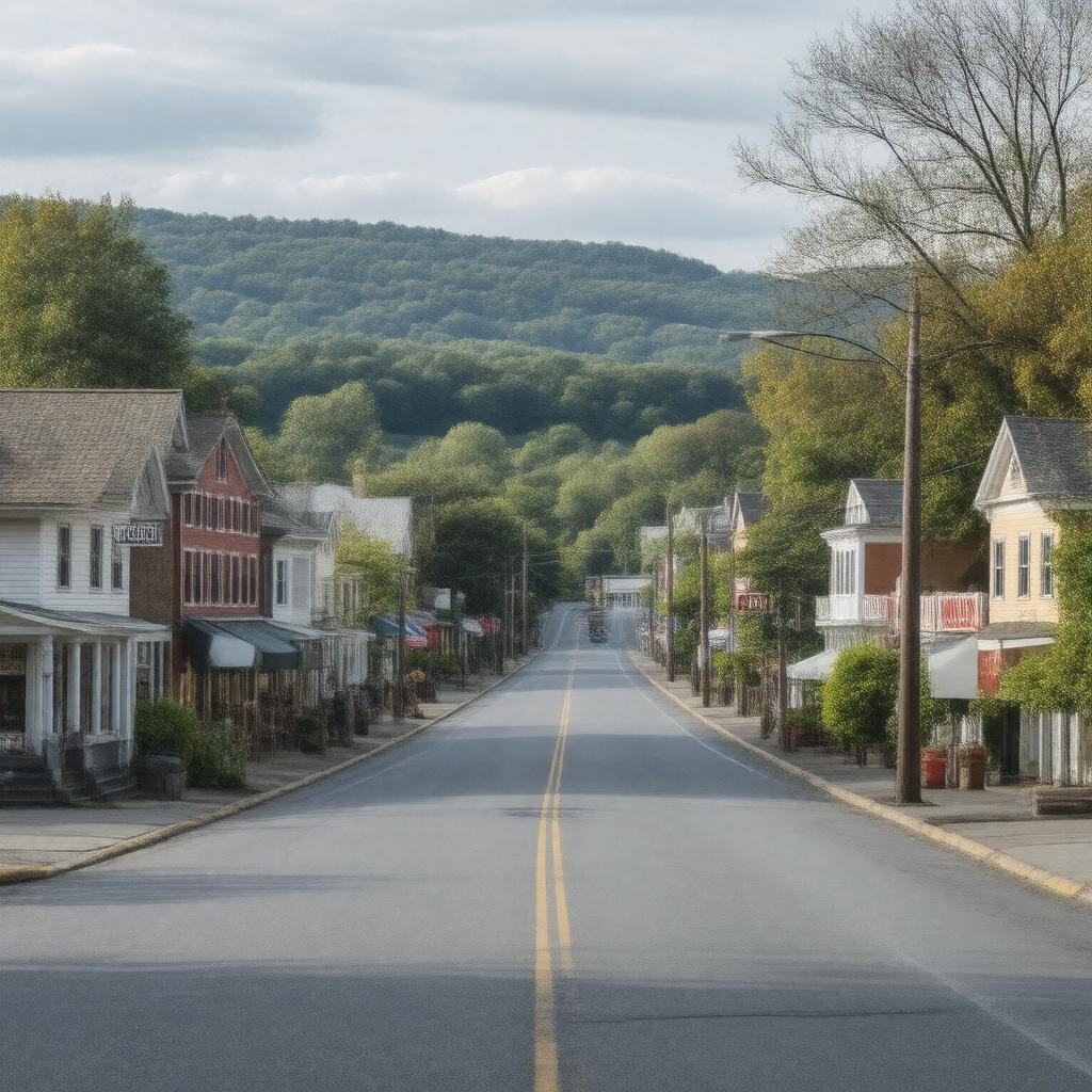 AI-created image of Milford, New Jersey