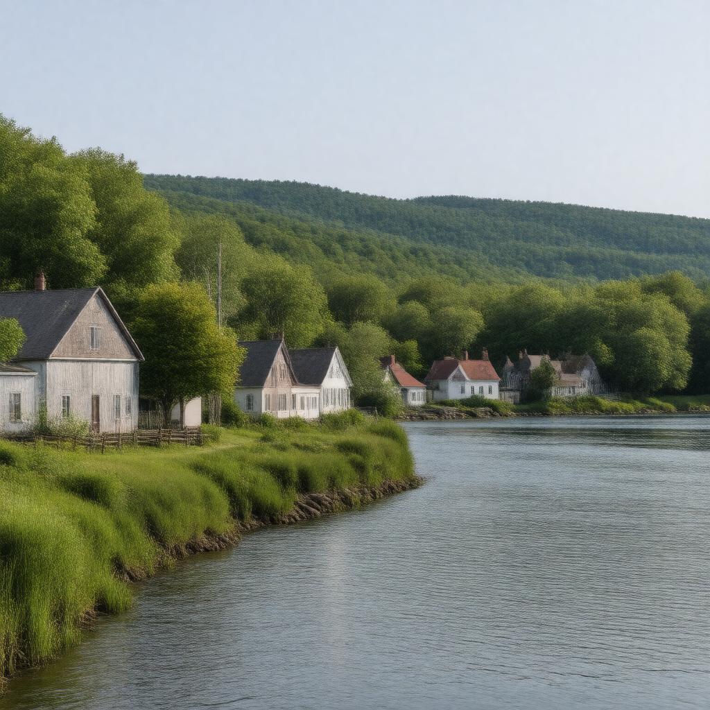 AI-created image of Milford, New York