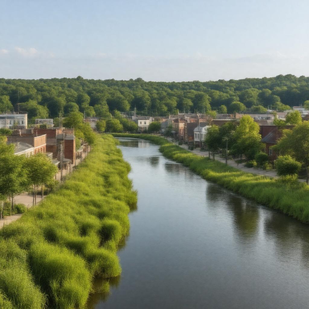 AI-created image of Milford, Ohio