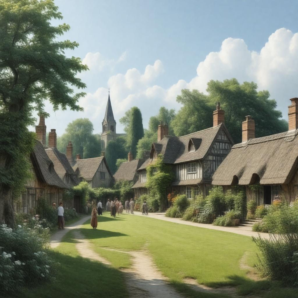 AI-created image of Milford, Surrey