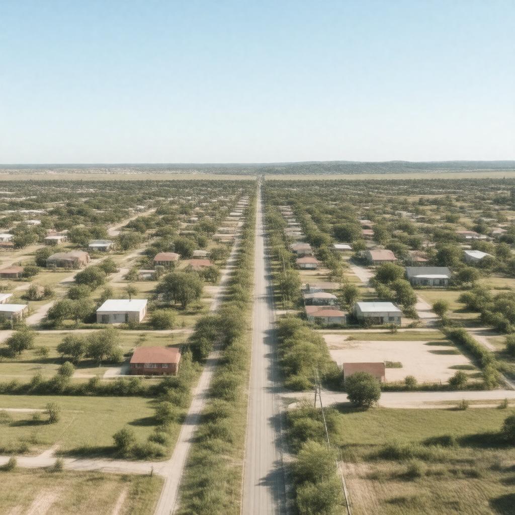 AI-created image of Milford, Texas