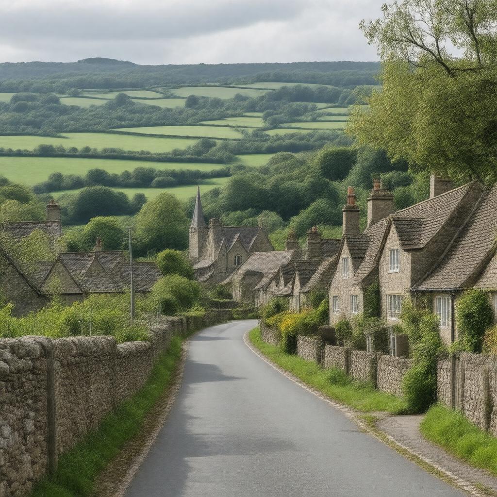 AI-created image of Milford, Wiltshire