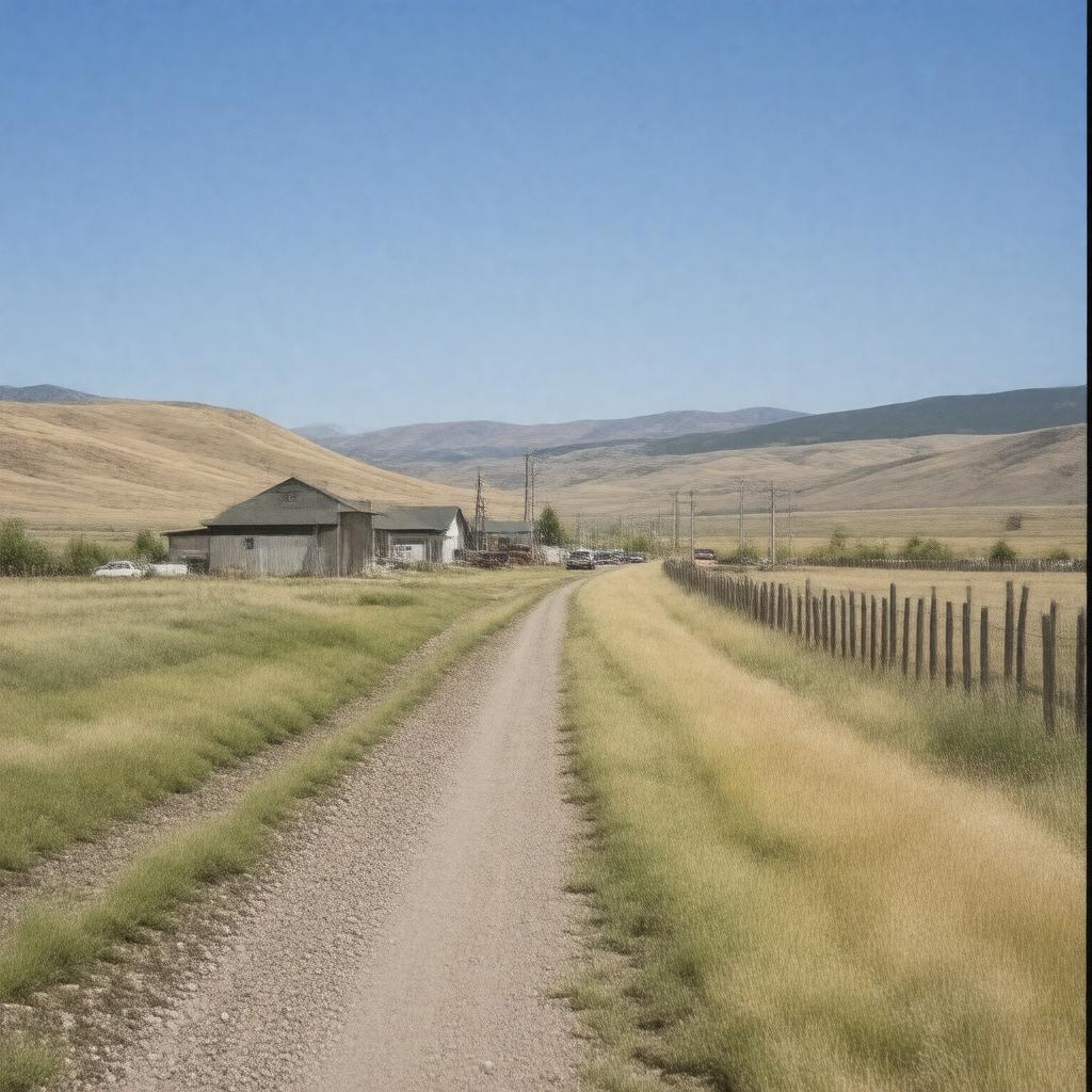 AI-created image of Milk River, Alberta