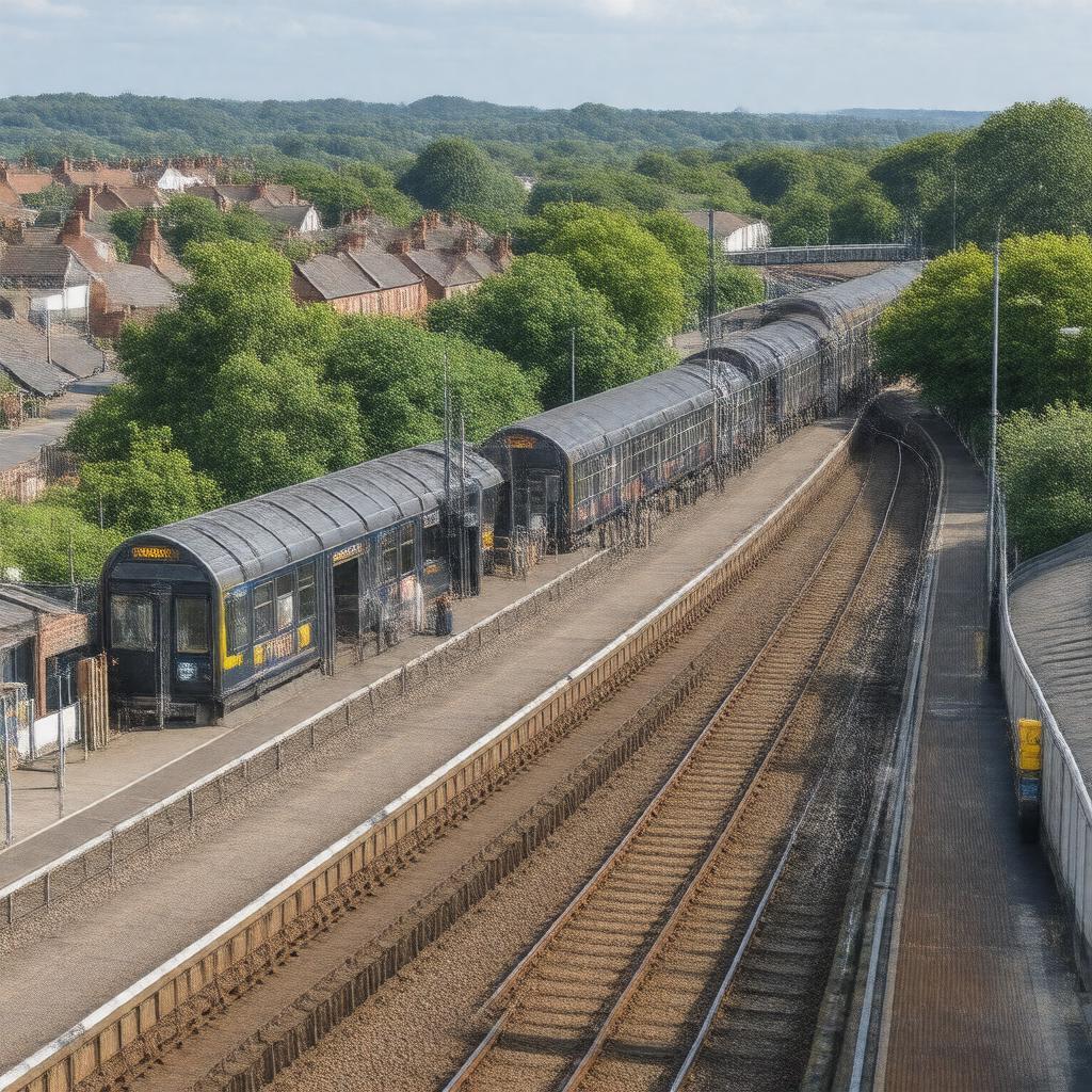 AI-created image of Mill Hill Broadway