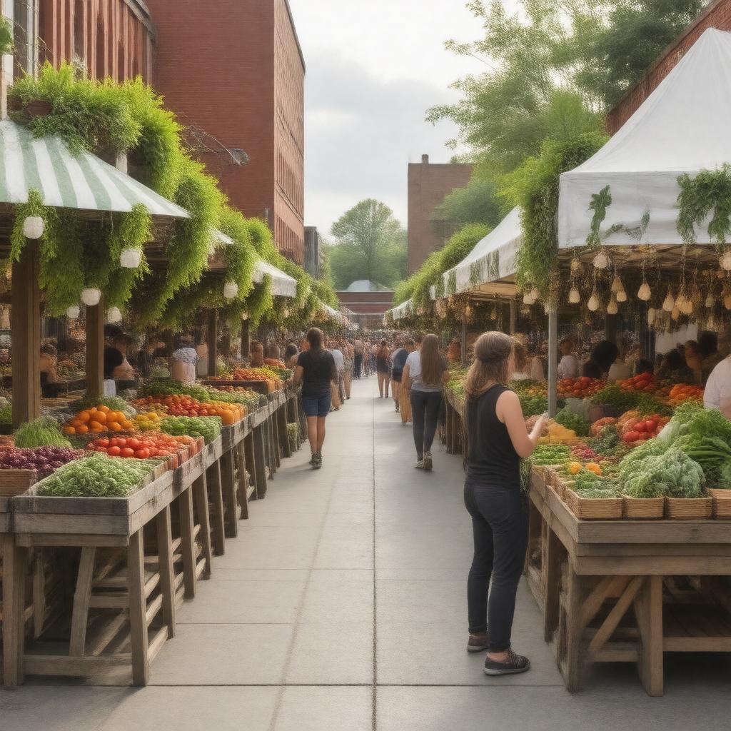 AI-created image of Mill Market