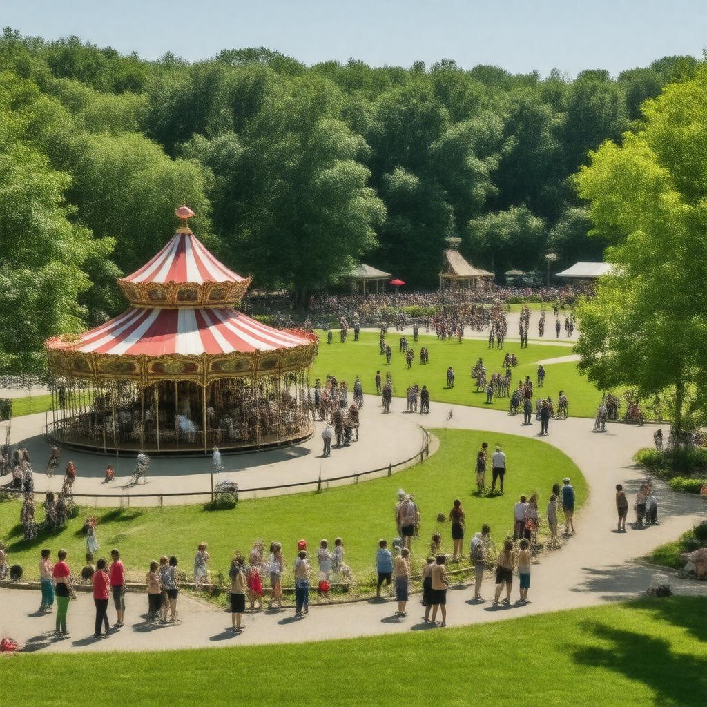 AI-created image of Mill River Park