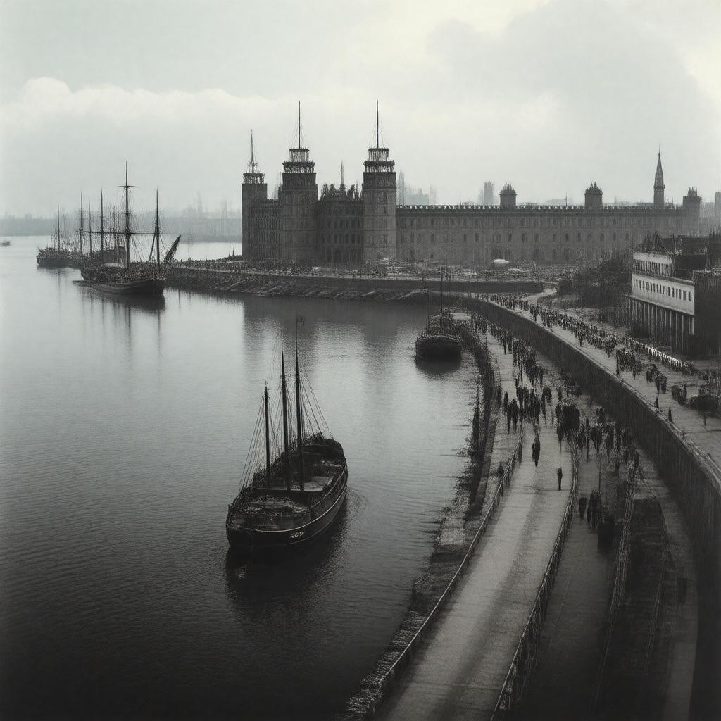 AI-created image of Millbank Steps