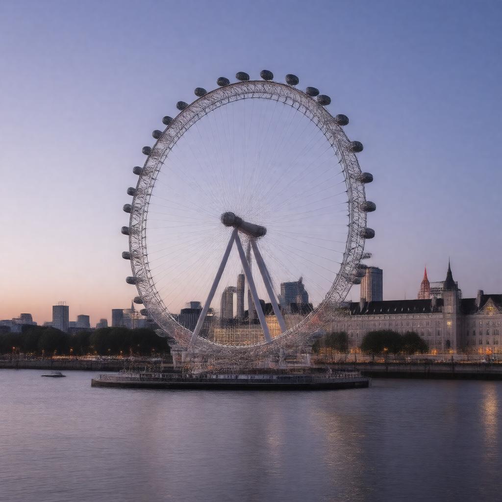 AI-created image of Millennium Wheel