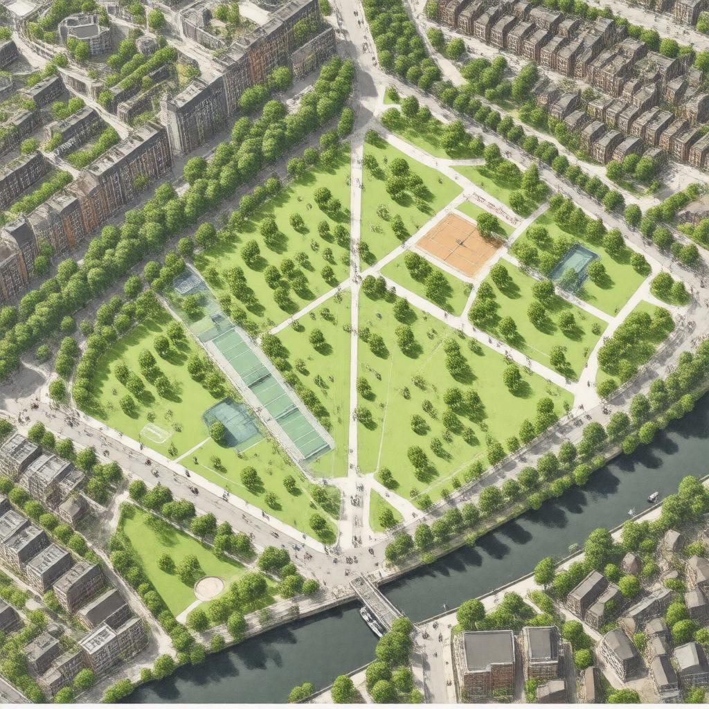 AI-created image of Millfields Park