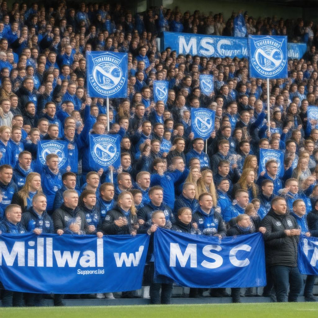 Click to view larger image AI-created image of Millwall Supporters' Club