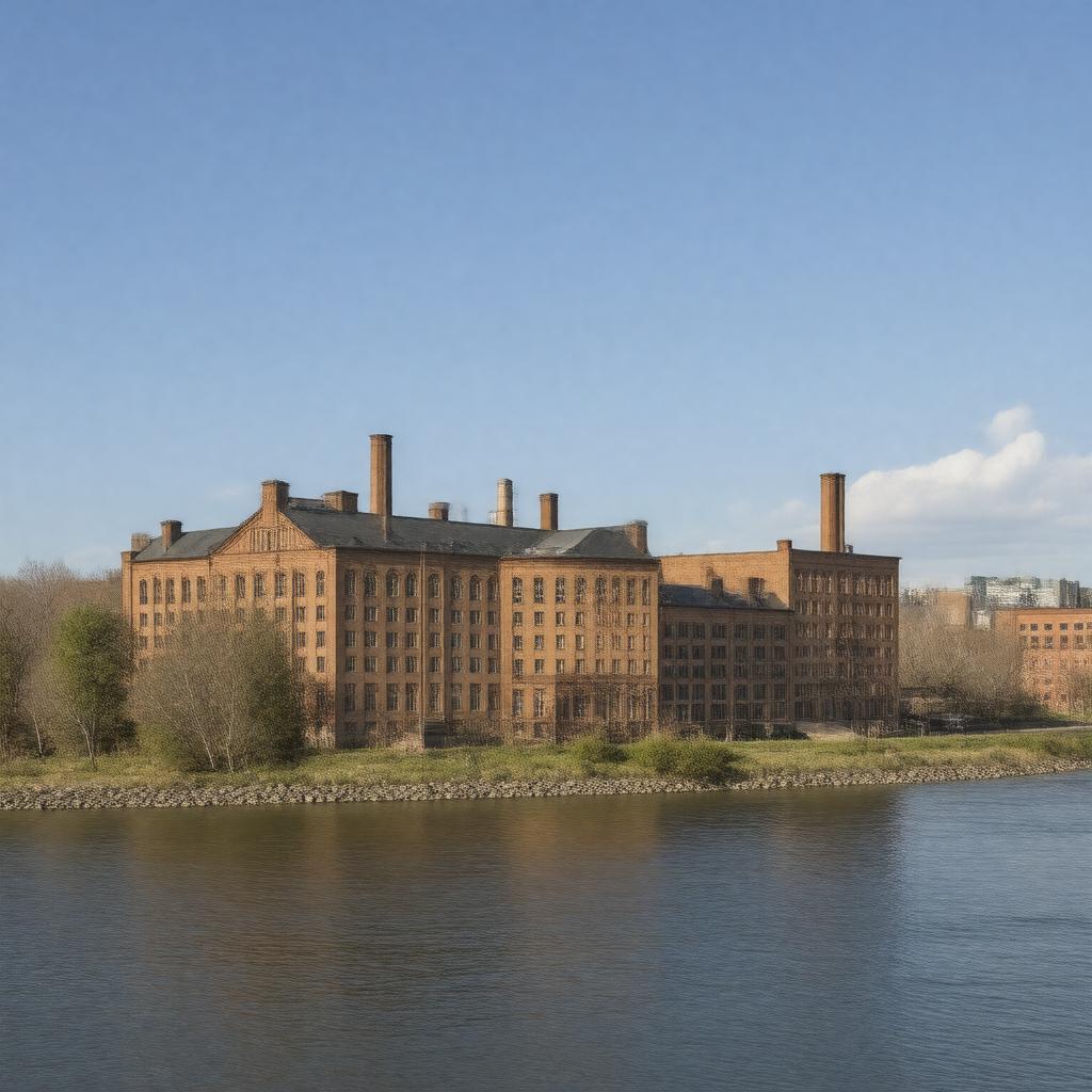 AI-created image of Millyard Historic District