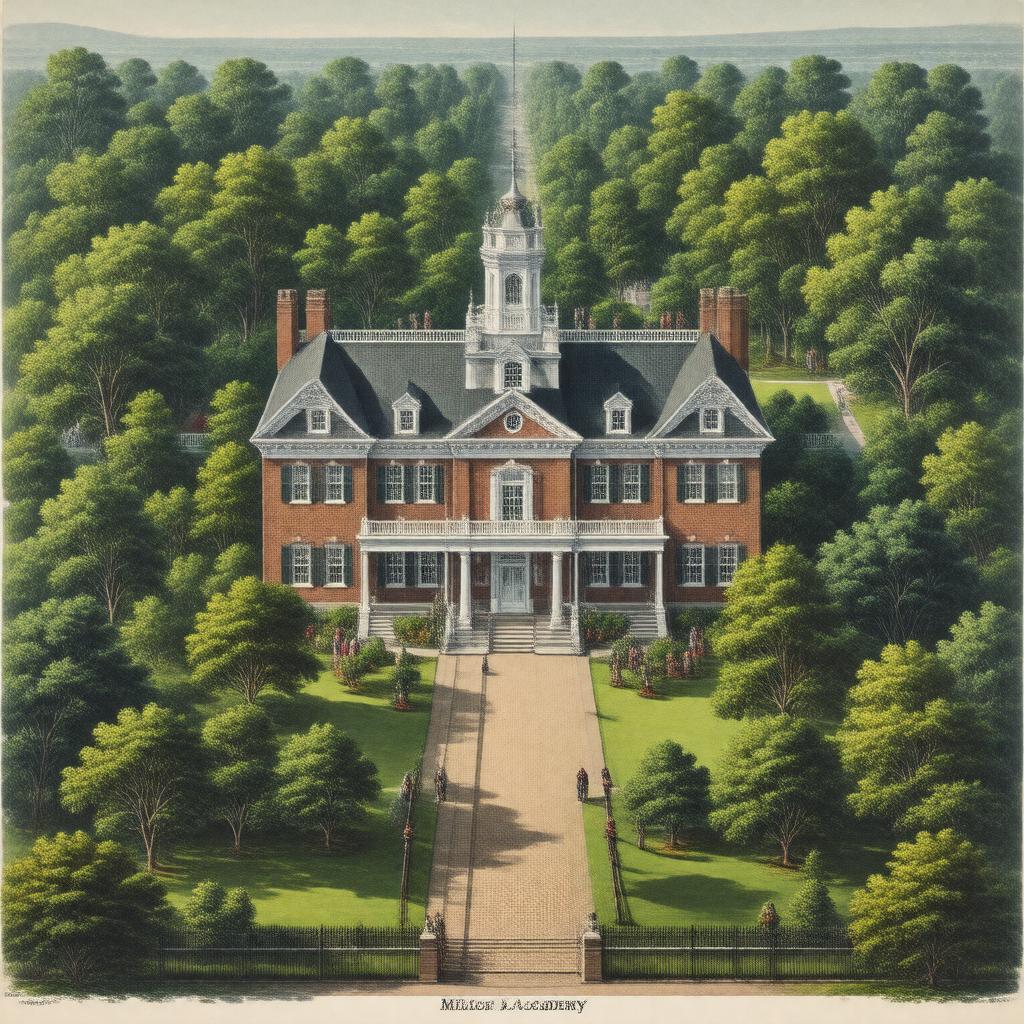 AI-created image of Milton Academy