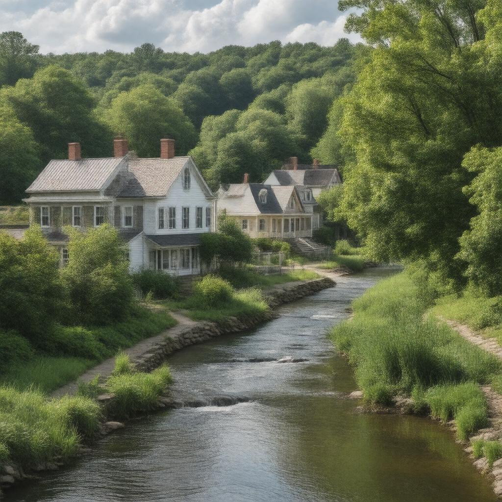 Click to view larger image AI-created image of Milton, Delaware