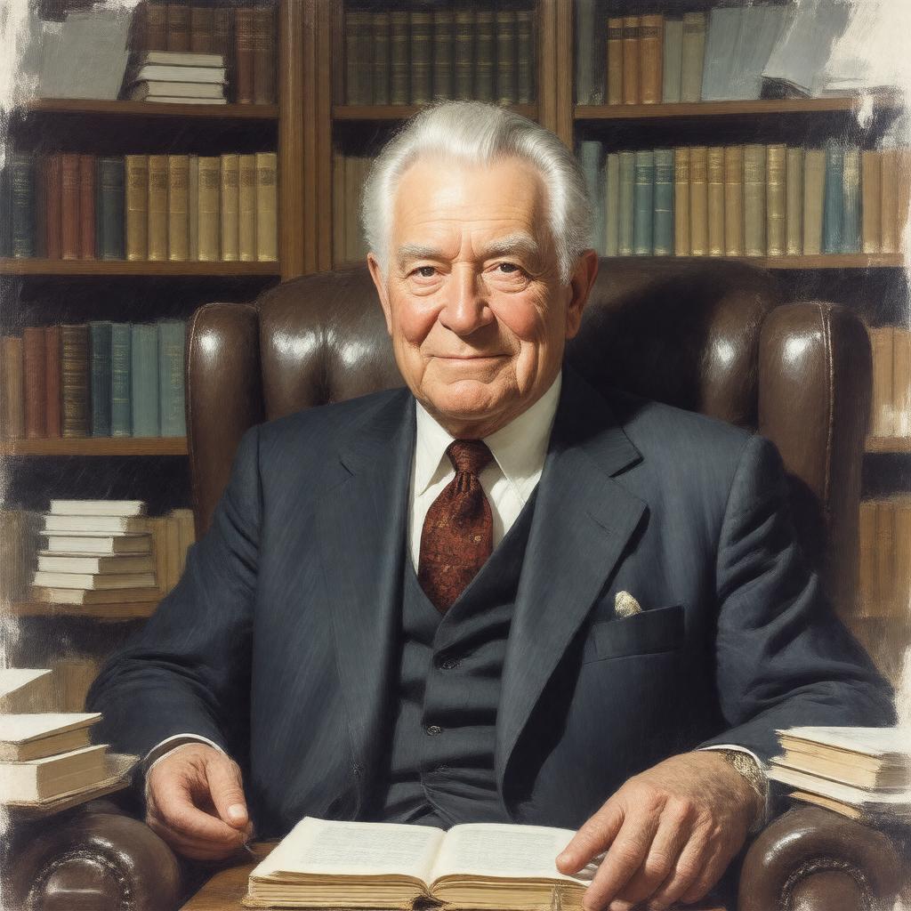 AI-created image of Milton H. Erickson