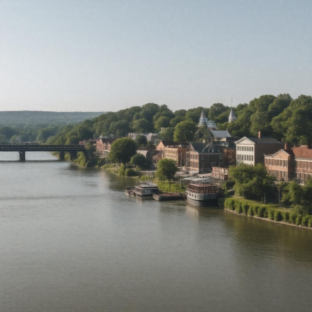 AI-created image of Milton, Kentucky