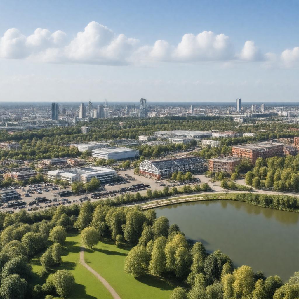AI-created image of Milton Keynes
