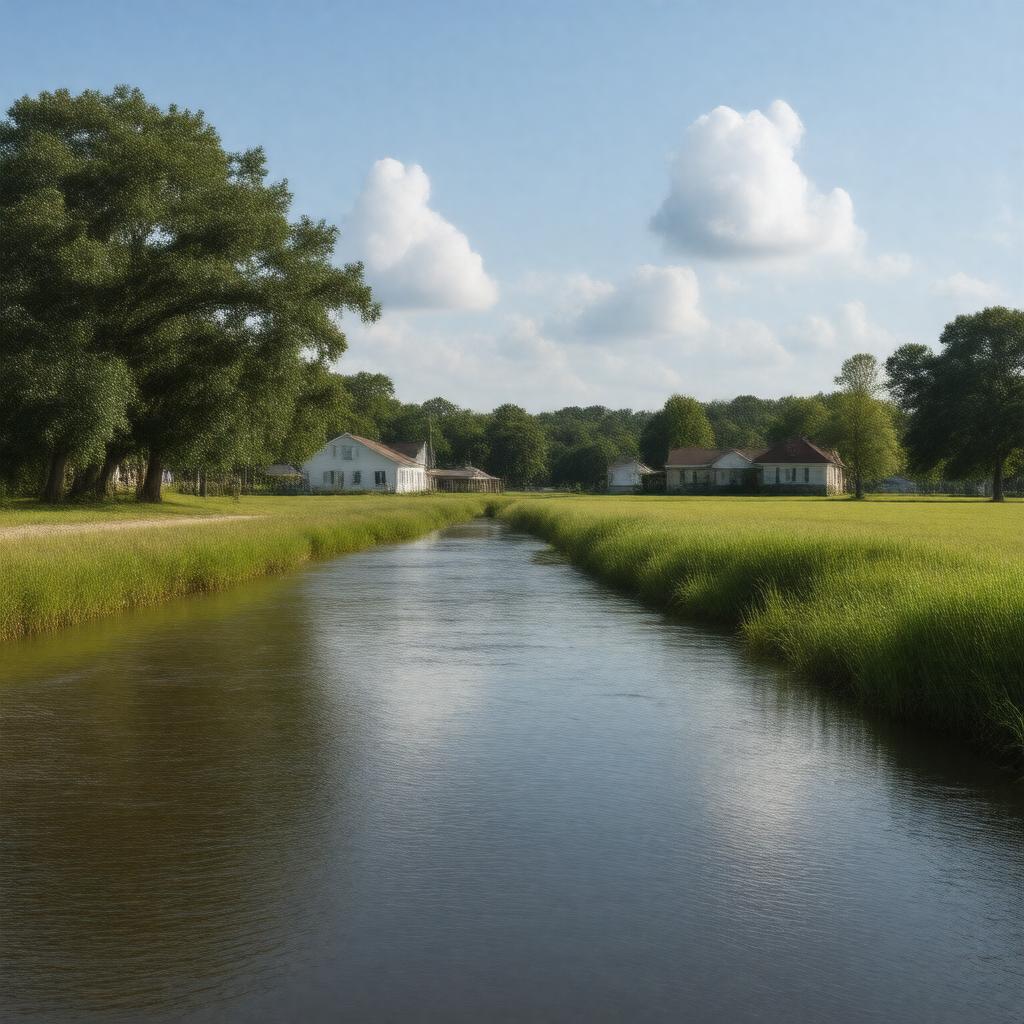 AI-created image of Milton, Louisiana