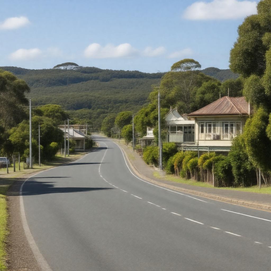 AI-created image of Milton, New South Wales