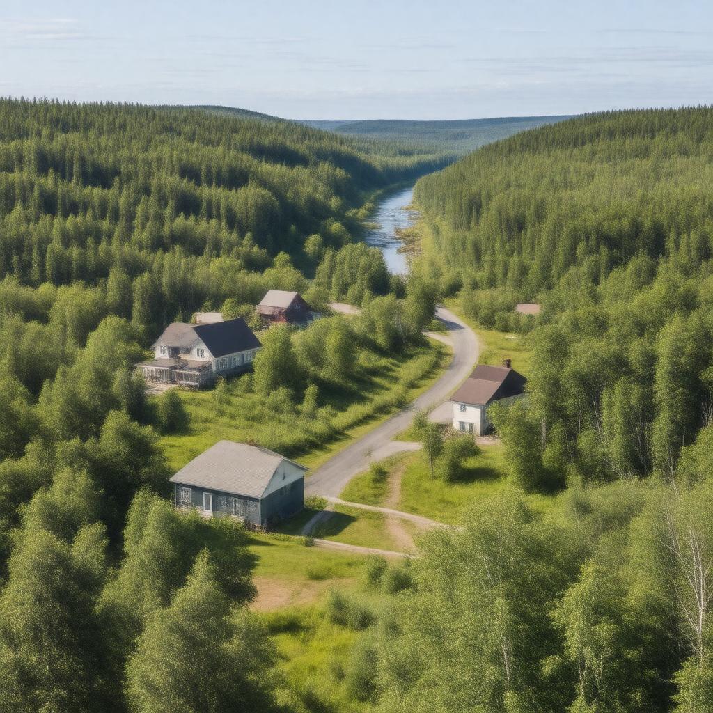 AI-created image of Milton, Nova Scotia