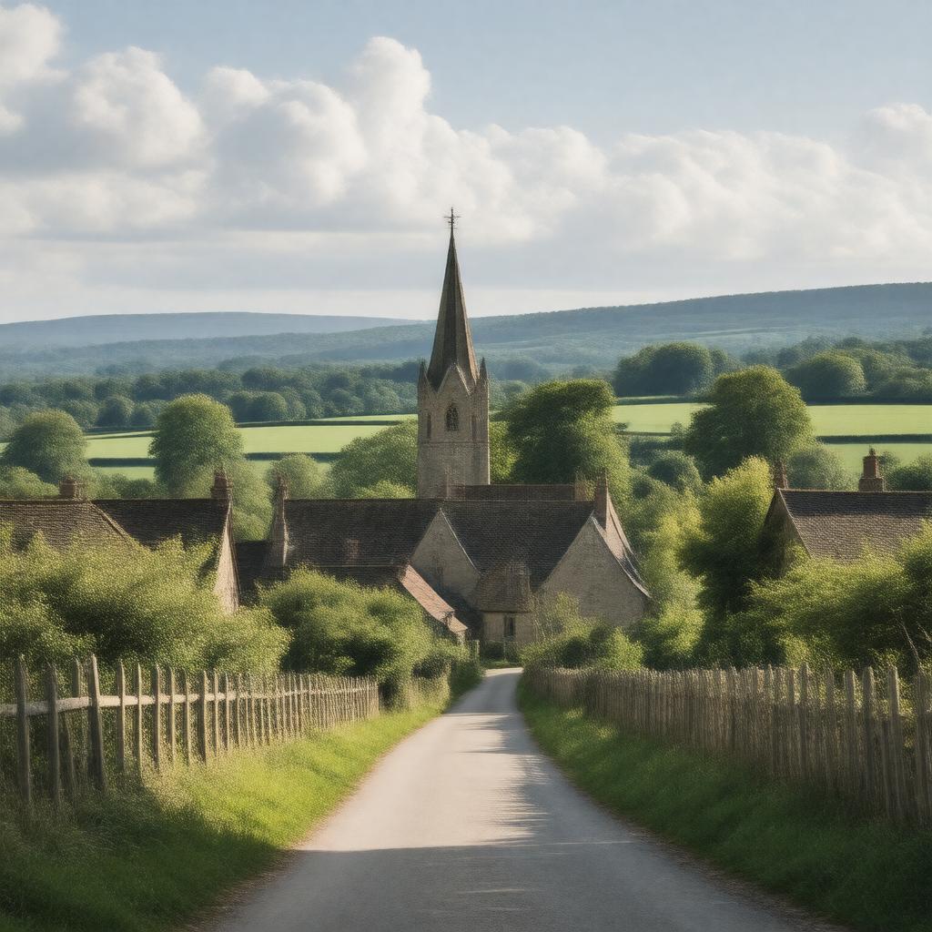 AI-created image of Milton, Oxfordshire