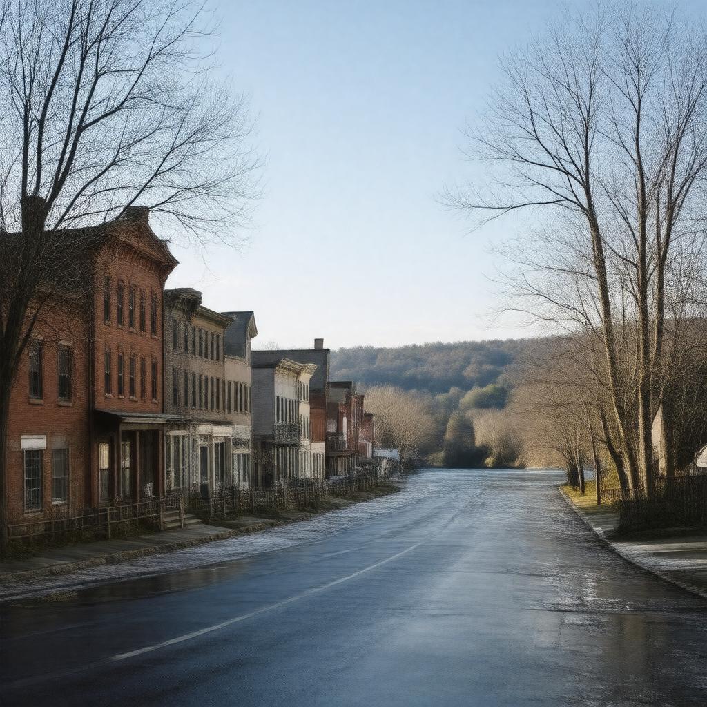 AI-created image of Milton, Pennsylvania