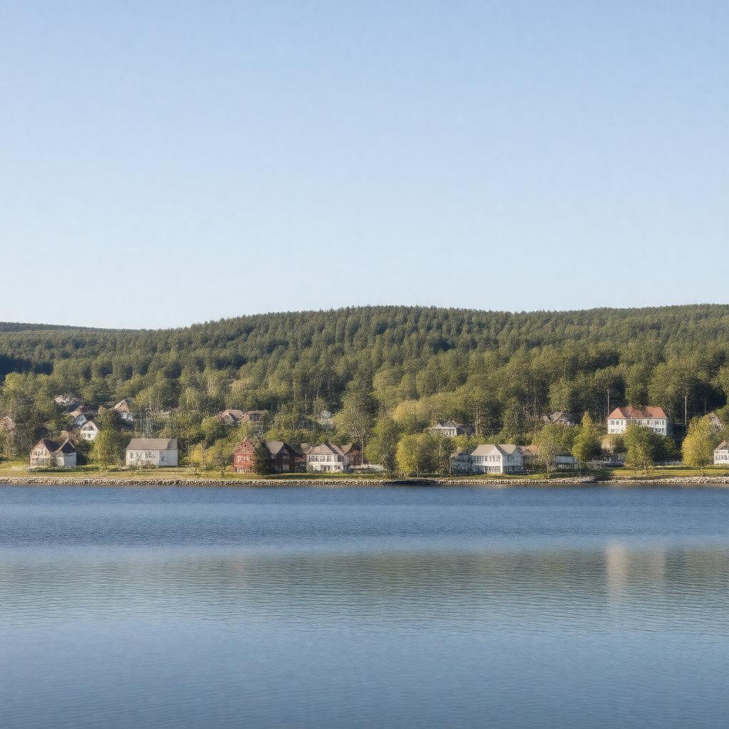 Click to view larger image AI-created image of Milton, Vermont