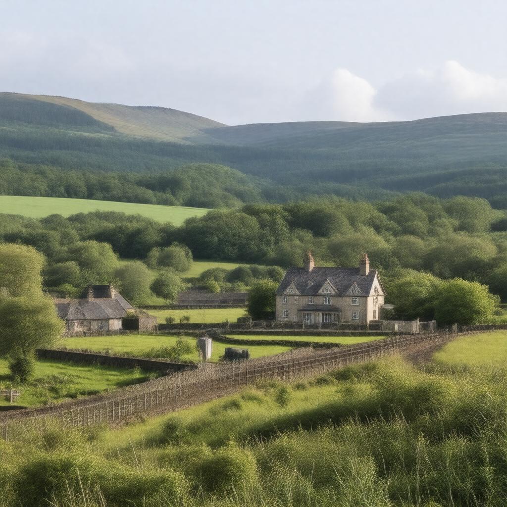 AI-created image of Milton, West Dunbartonshire