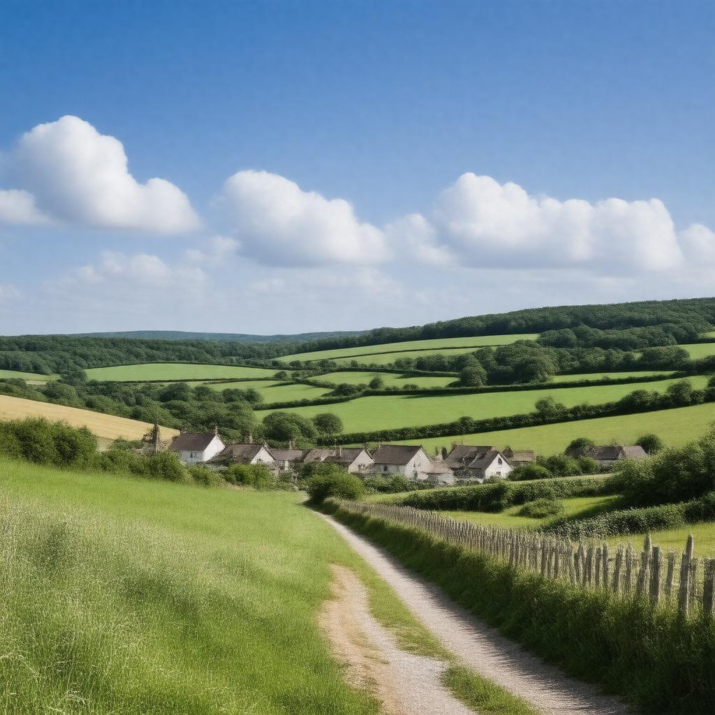 AI-created image of Milton, Wiltshire