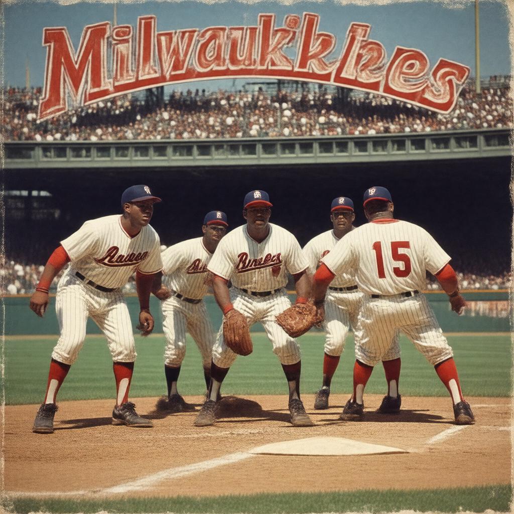 AI-created image of Milwaukee Braves