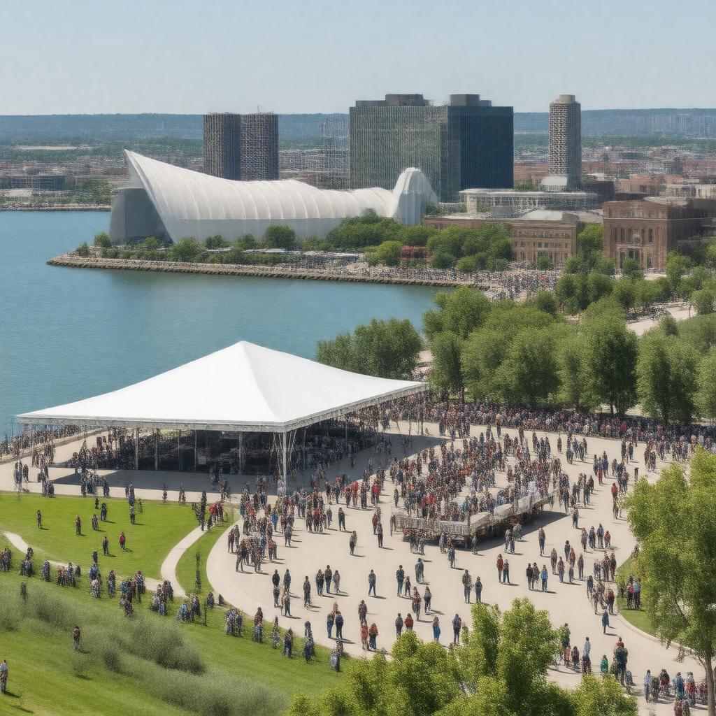 AI-created image of Milwaukee, Wisconsin, USA