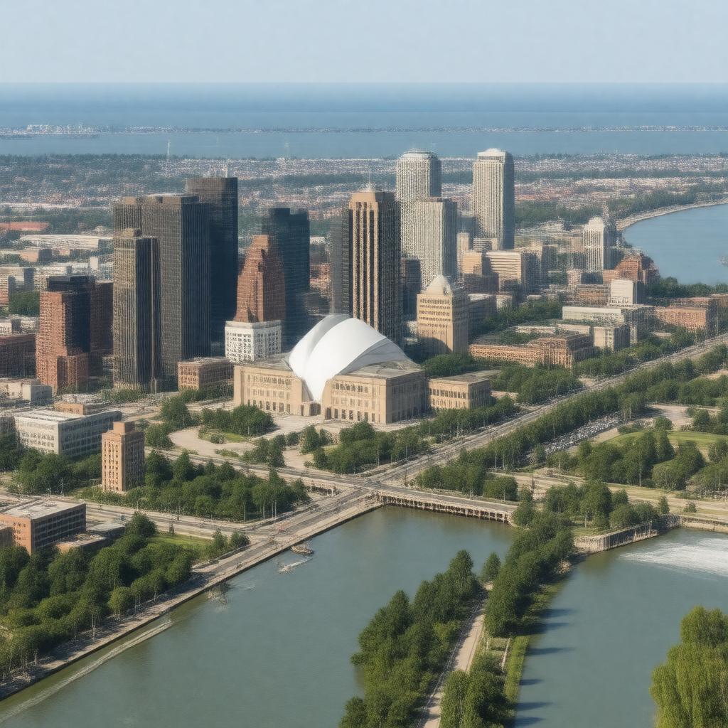 AI-created image of Milwaukee, Wisconsin, United States