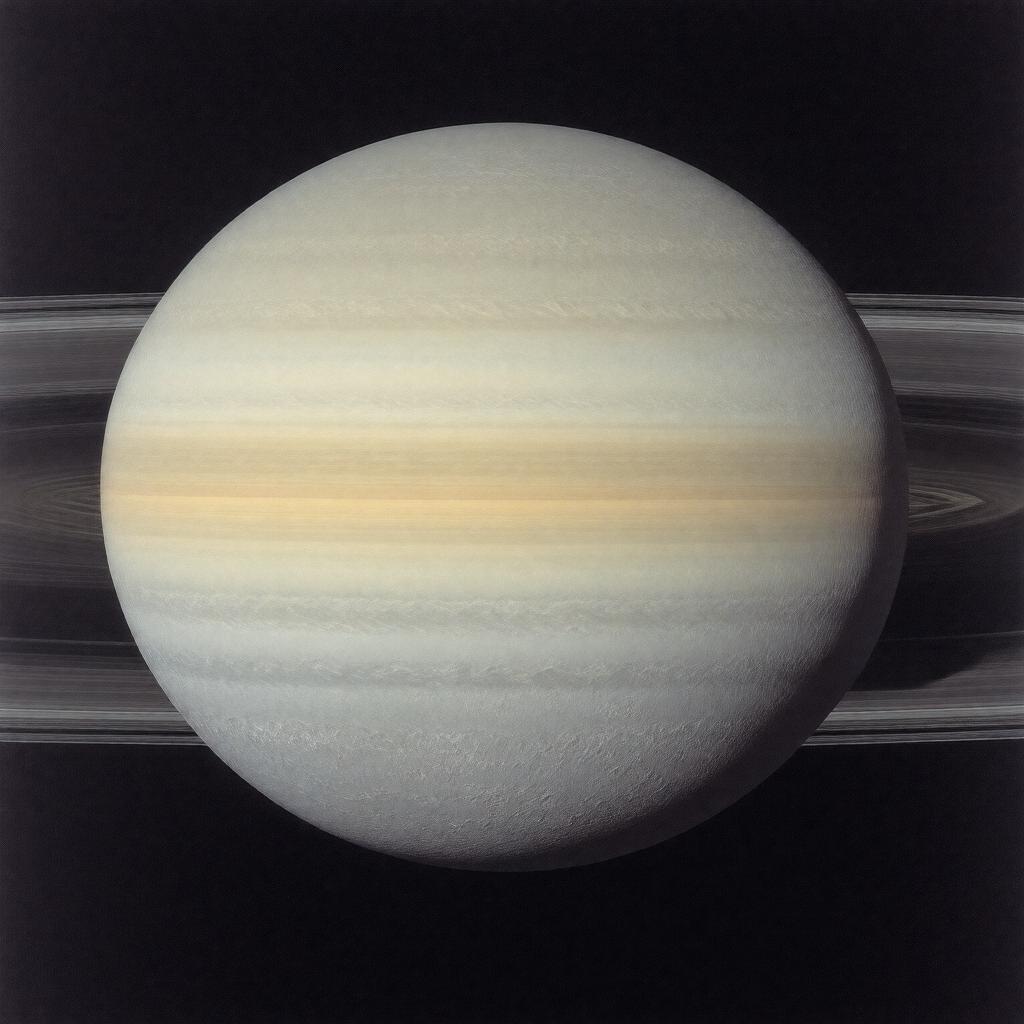 Click to view larger image AI-created image of Mimas