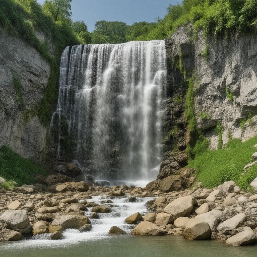 AI-created image of Mina Sauk Falls