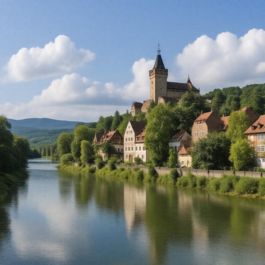 AI-created image of Mindelheim