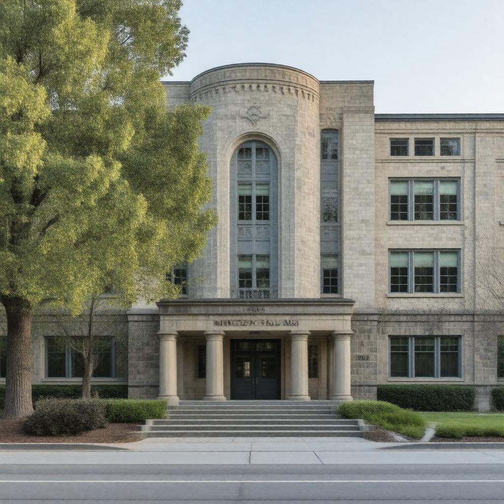 AI-created image of Minden Hall