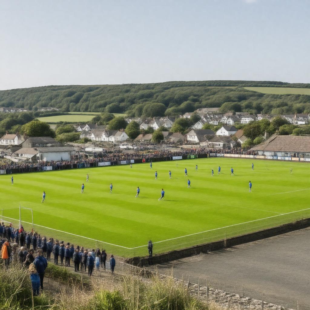 AI-created image of Minehead Football Club