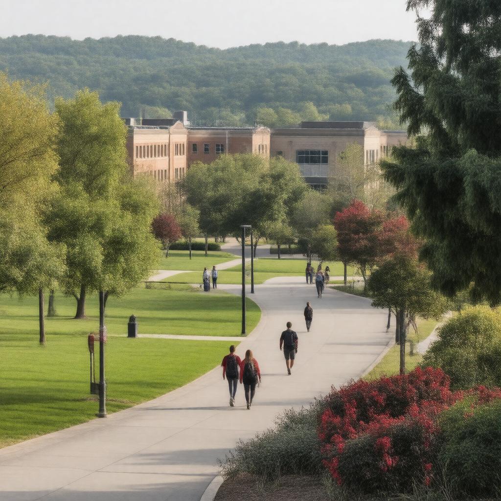 AI-created image of Mineral Area College