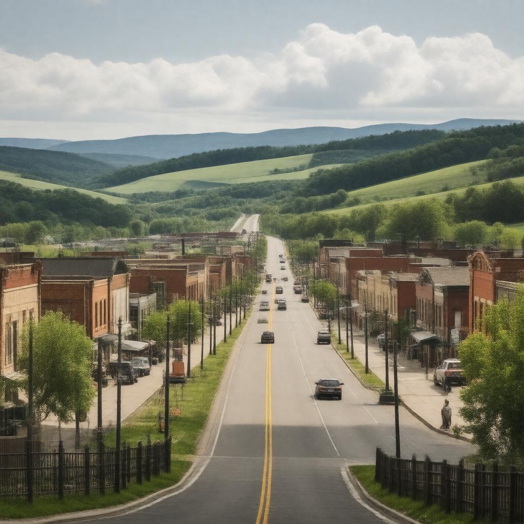 AI-created image of Mineral Point