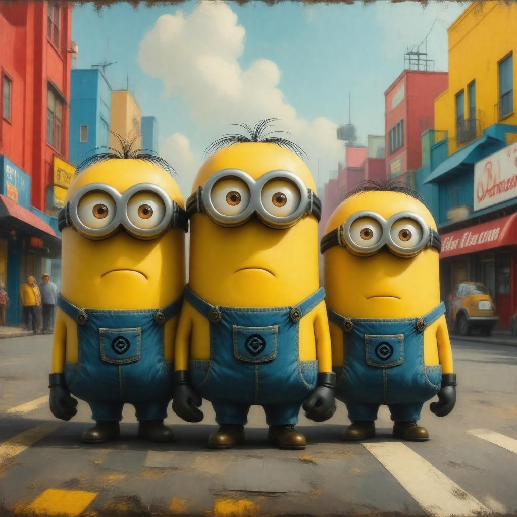 AI-created image of Minions (2015 film)