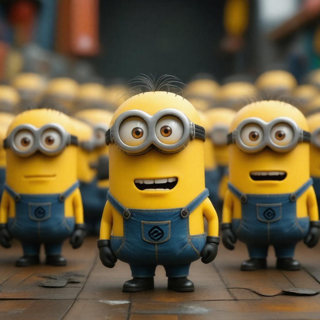 AI-created image of Minions