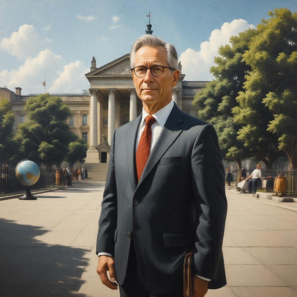 Click to view larger image AI-created image of Minister for Higher Education