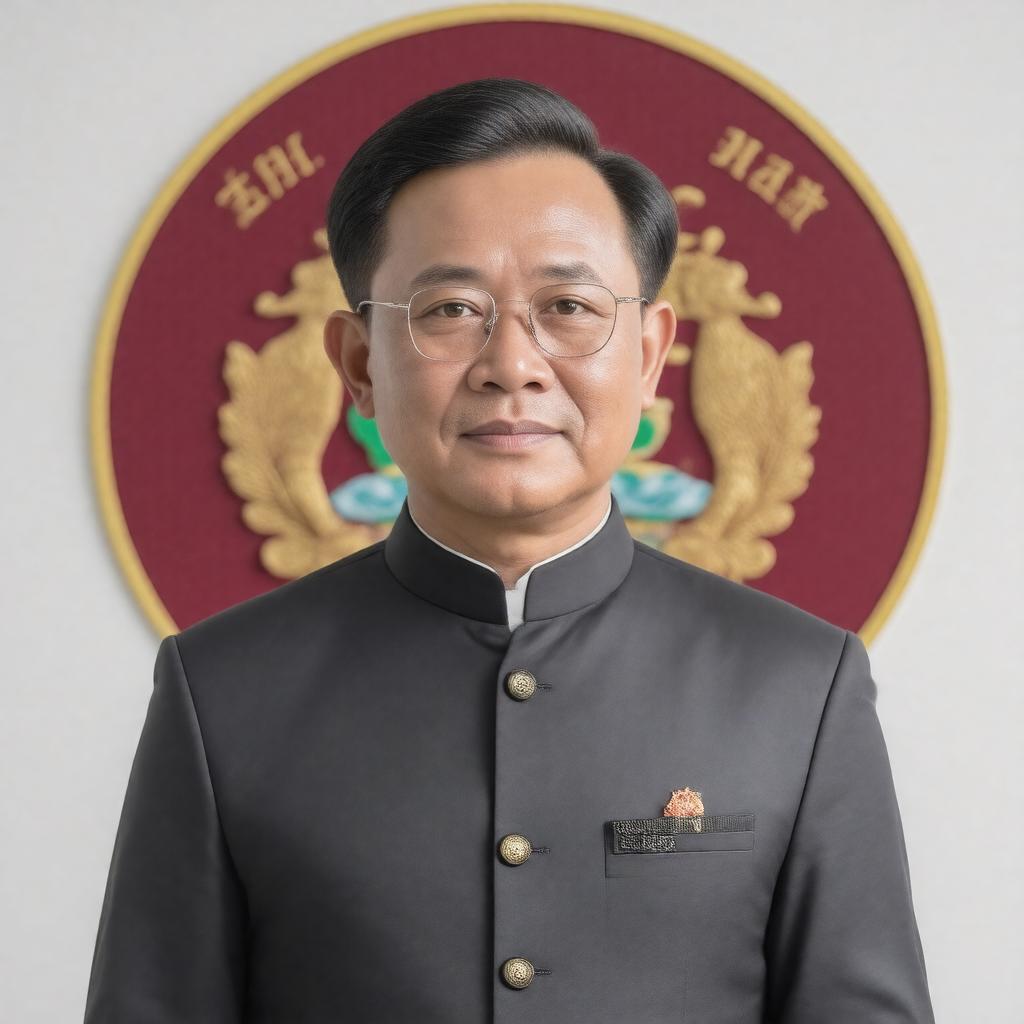 AI-created image of Minister of Education of Myanmar